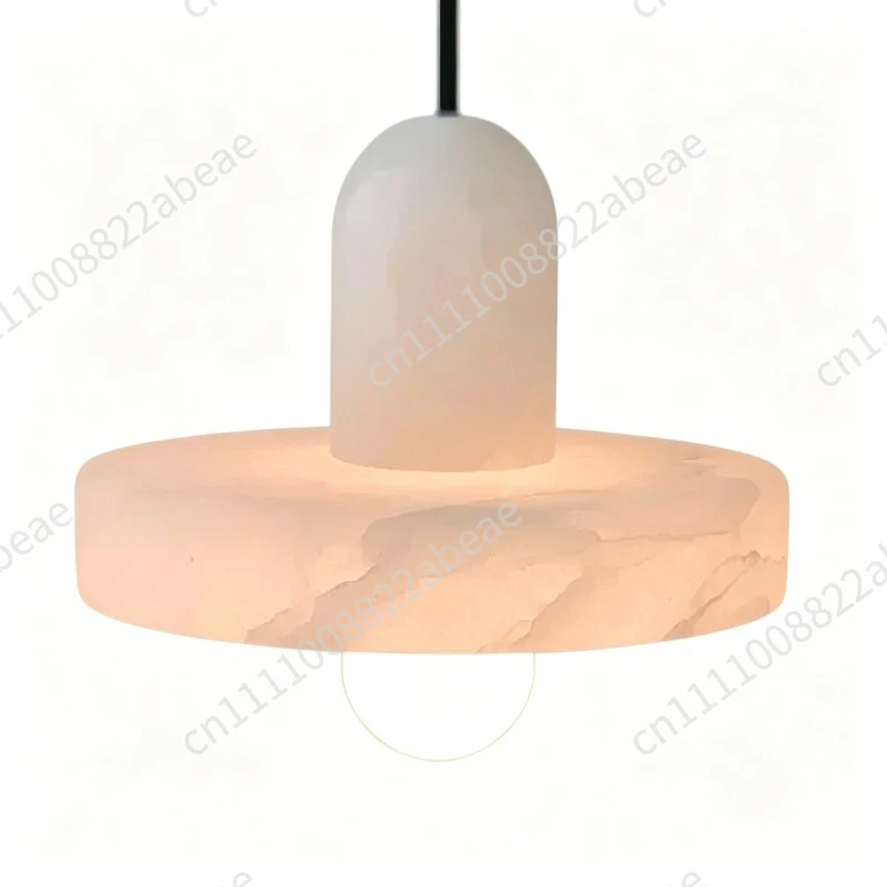 Modern LED Marble Pendant Light Creative Atmosphere Lamp Restaurant Table Bedroom Bedside Decorative Alabaster Lighting Lustre