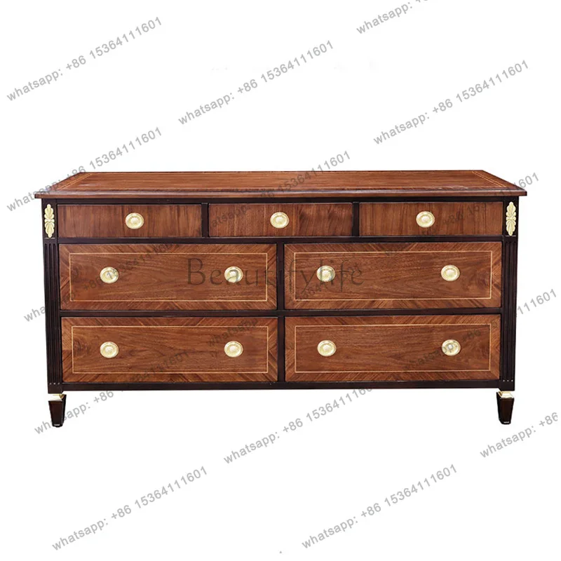 

Classic series seven-chest cabinet American country bedroom furniture storage cabinet