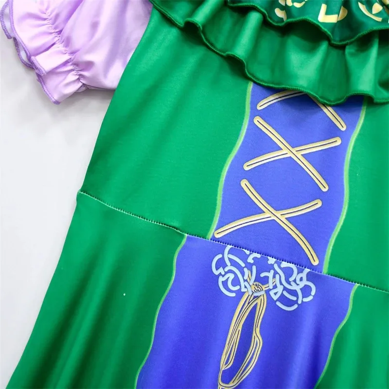 أزياء الهالوين التأثيرية للأطفال Hocus Pocus 2 أزياء الأخوات ساندرسون كرنفال بنات حفلة تنكرية فستان ماري سارة وينيفريد