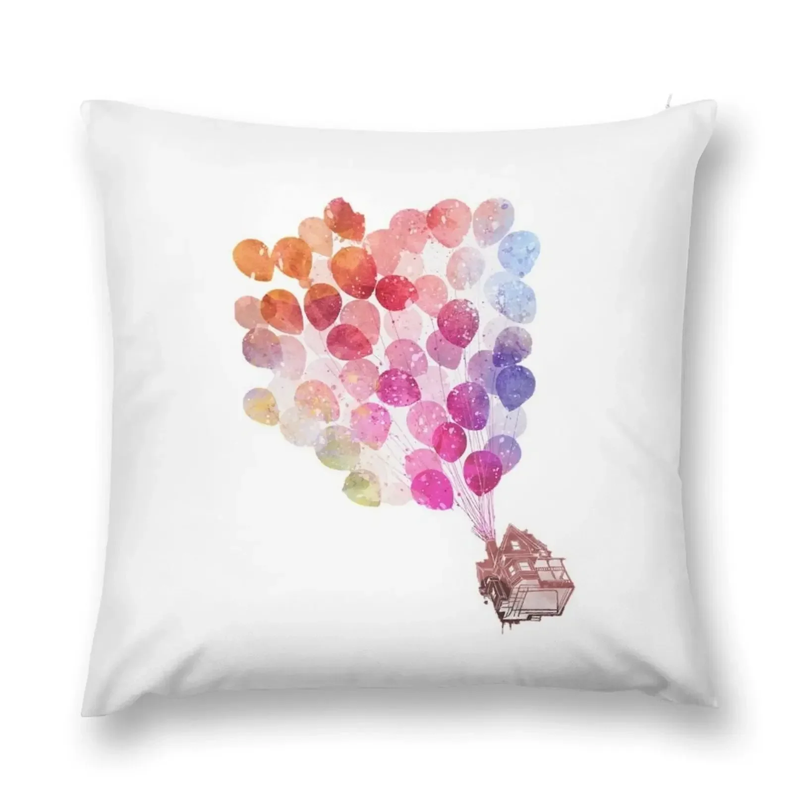 WaterColour Up House Throw Pillow Cushion Cover For Sofa Throw Pillow Covers Sofa Cushion pillow