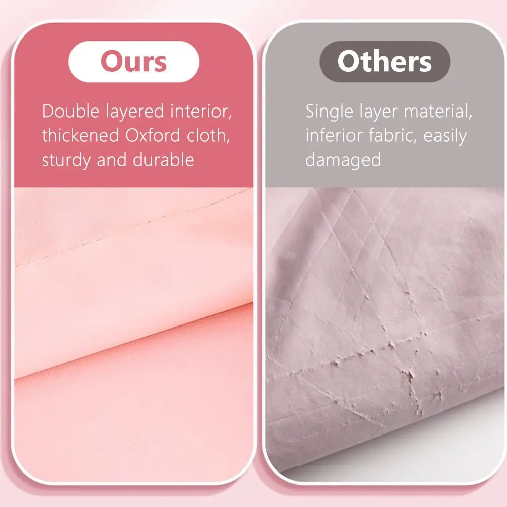 لطيف طبقة مزدوجة حمل حقيبة مدرسية قماش سعة كبيرة حقيبة التدريس الكرتون الفن حقيبة مكتب المدرسة