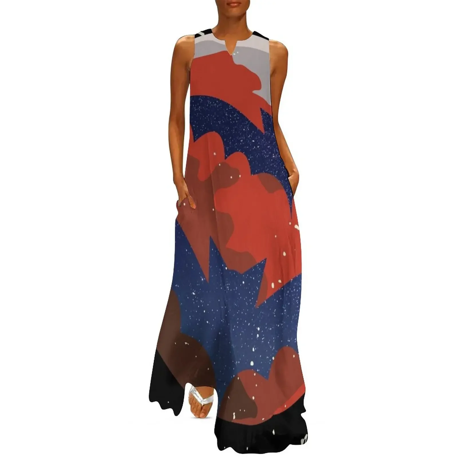 

Bats in Front of Blood Moon Long Dress Woman dresses ladies dresses for women 2025 dress for women Dress