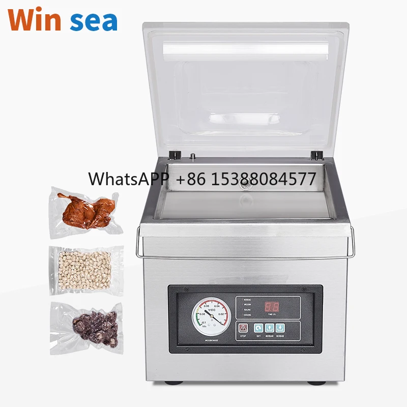 

DZ-300 Electric Vacuum Sealer Machine for Food Meat Fruit Vegetables-for Foil Film Pouch Packaging for Textiles