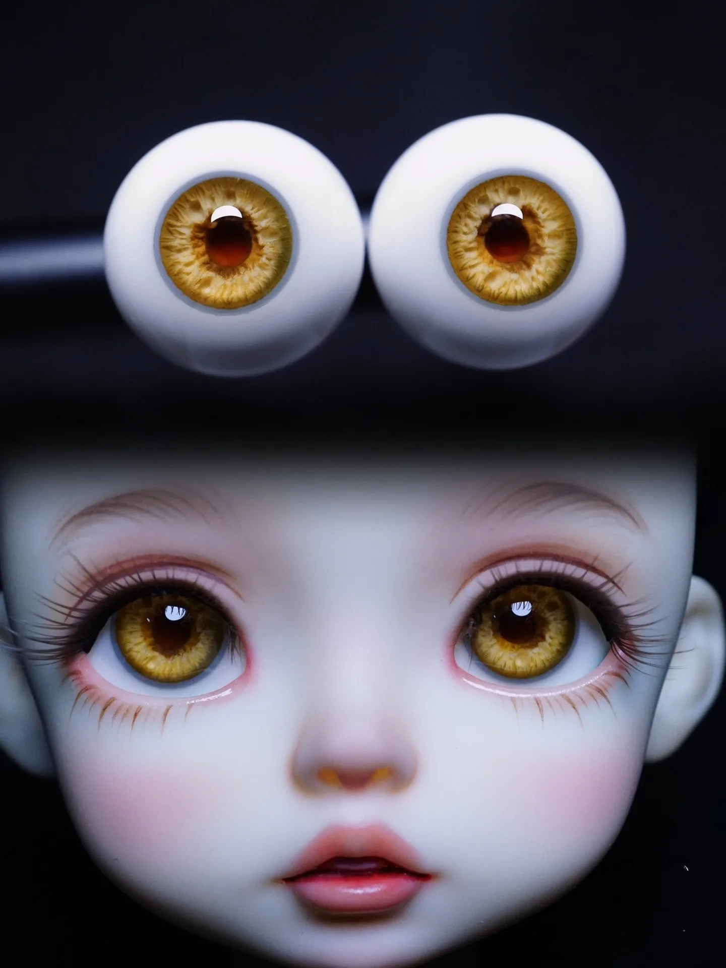 Olhos de segurança para BJD Doll, Plaster Eyeballs, 20mm, 22mm, 24mm, 26mm, 28mm, 30mm, 32mm, frete grátis