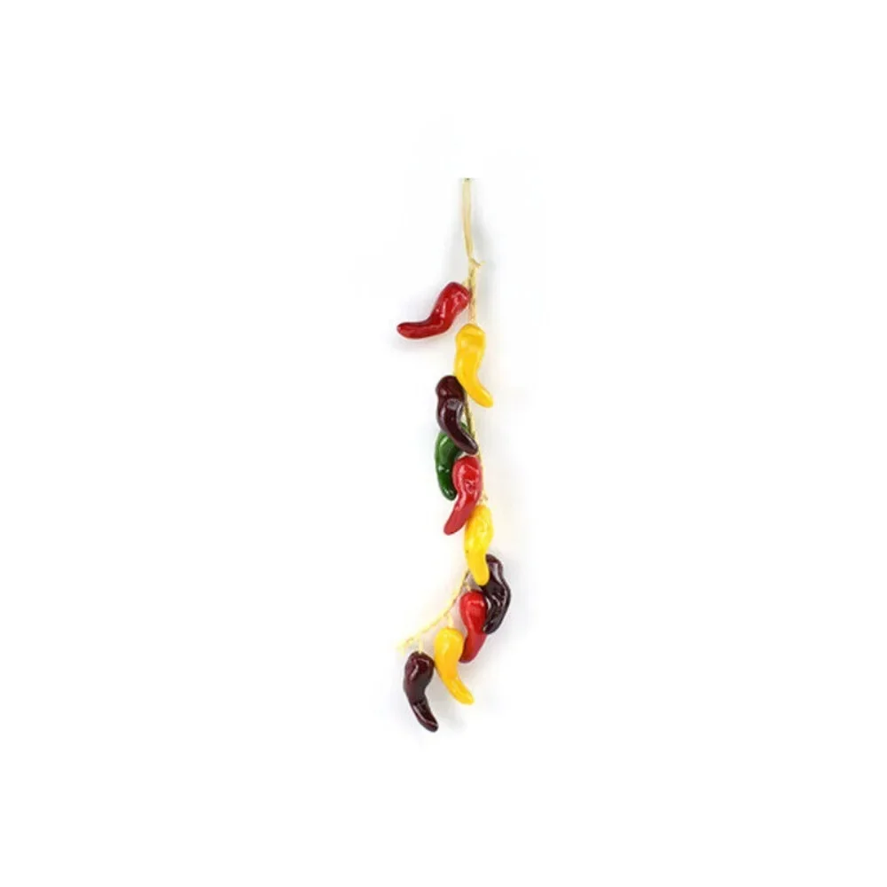 Muur Decor Rode Peper Nep Chili Peper String Hanger Kunstmatige Groenten Simulatie Voedsel Fotografie Rekwisieten Nep Groenten