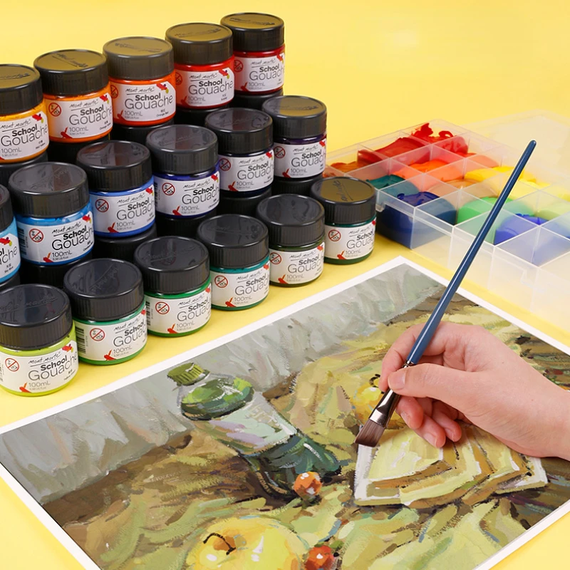 100ml Washable Watercolor Painting Pigment Children DIY Hand-painted Sketch Creative Painting in The Studio Graffiti Pigment