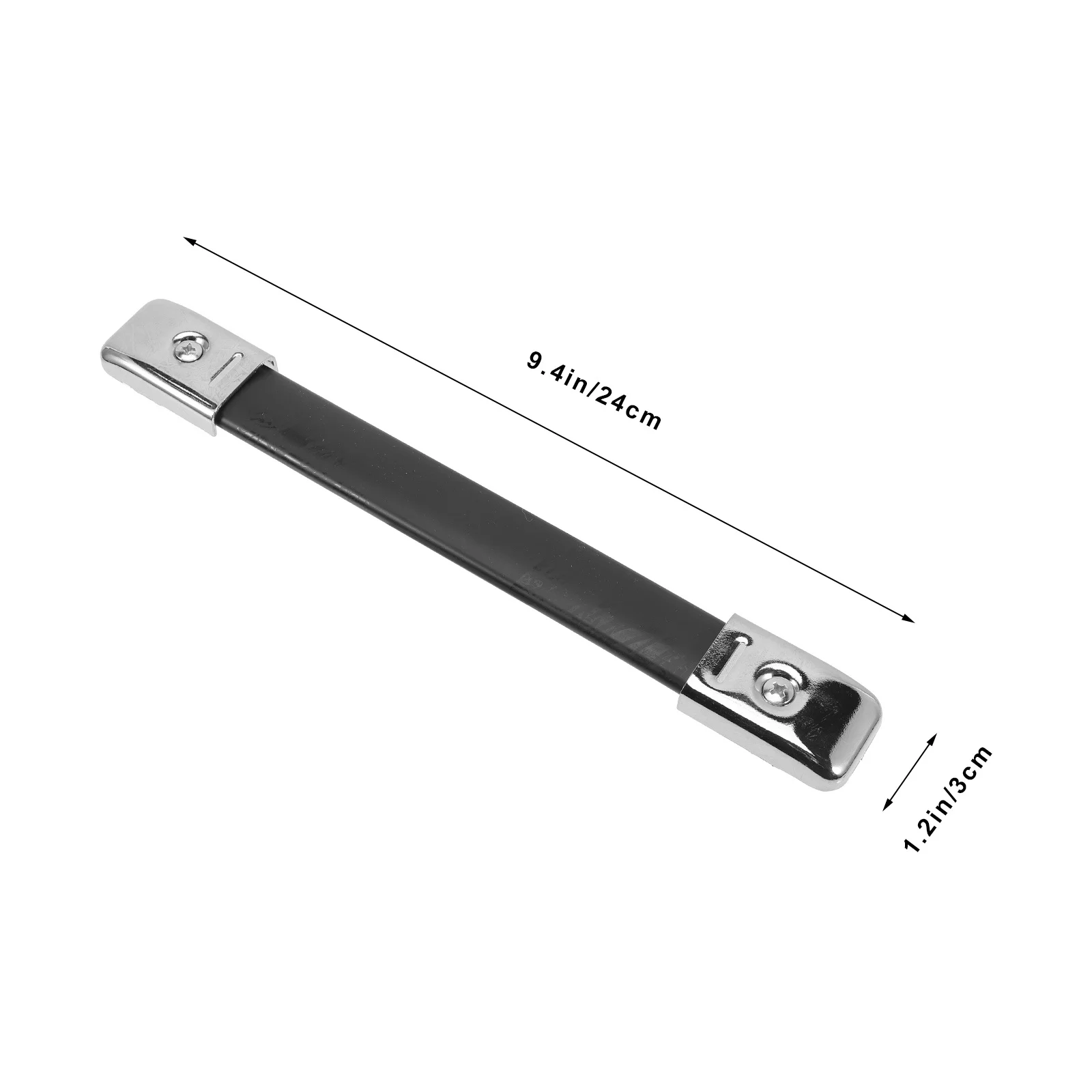 1 set 1 Set Maniglia per altoparlante nera Tirare cinturino in rame da 8 mm per sostituzione amplificatore Accessori per chitarra audio esterna Parti per altoparlanti