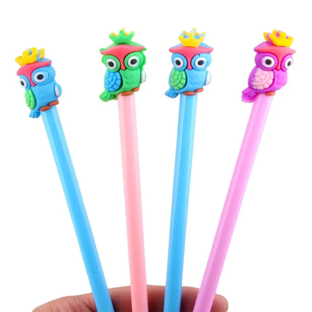 High Quality Plastic Owl Neutral Pen Quick Drying Stationery Owl Gel Pen Rollerball Pen School Office