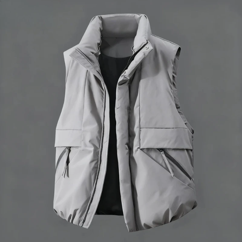 

Осенне-зимняя новая куртка-жилет унисекс, плотная, теплая, удобная, качественная, повседневная и модная хлопковая куртка для мужчин