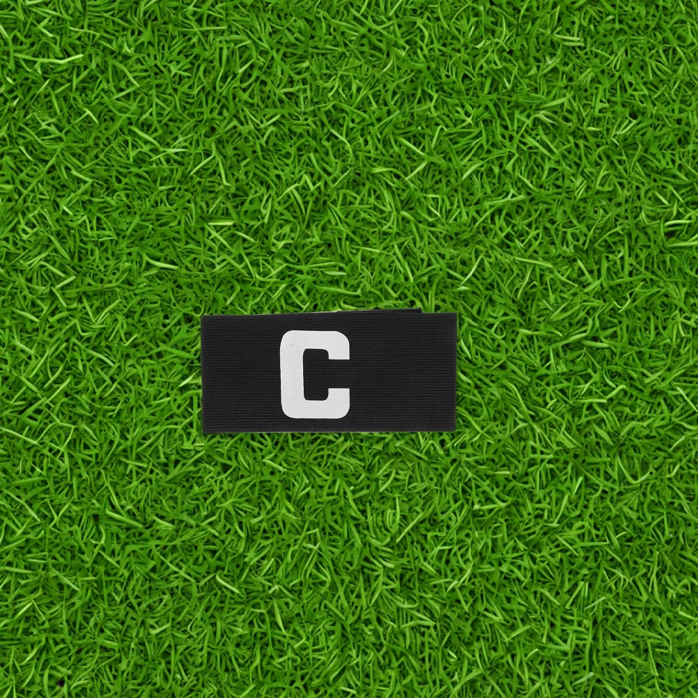 

2pcs Football Captain Armband Solid Color Elastic Band For Soccer Sports Team Leader Youth Adult Unisex Player Mark Cuff
