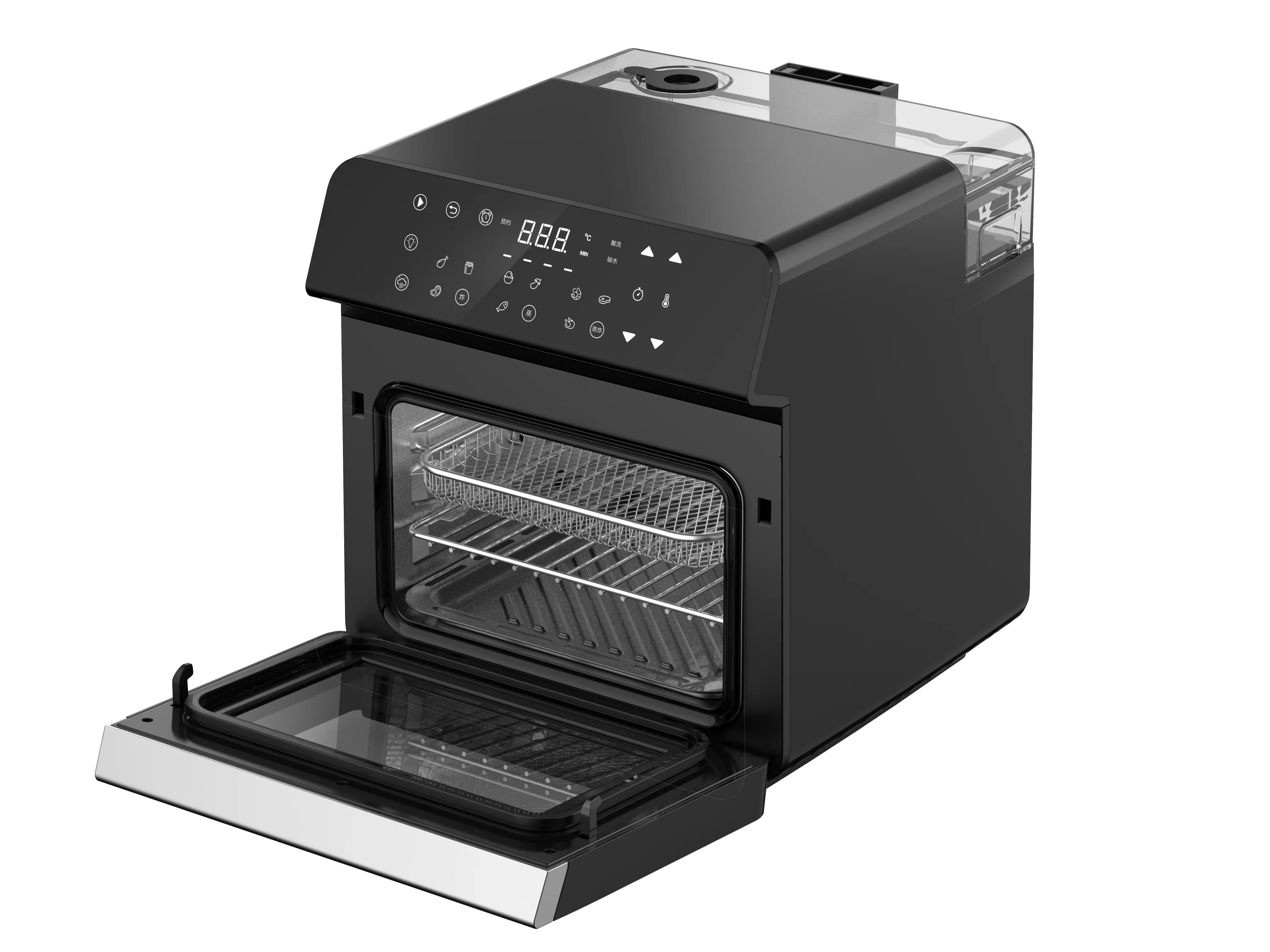 &For 9.6L Steam Air Fryer Grill Home Commercial Multifunctional Large Capacity Visible