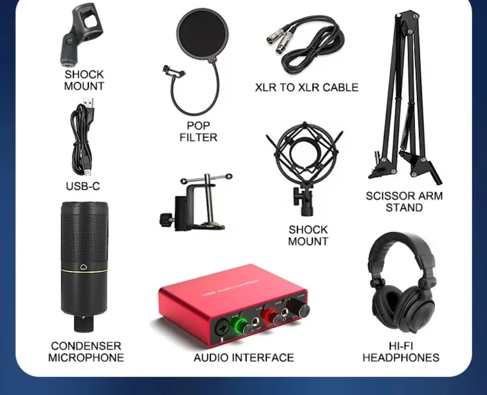 واجهة صوت الموسيقى Android audio f998 n8 V9 احترافية للتسجيل في استوديو البث المباشر USB v8 بطاقة الصوت