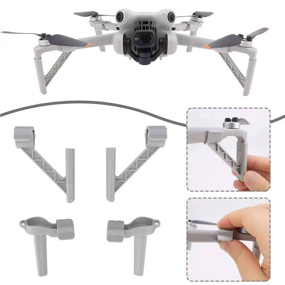 Foot Stand For DJI Mini 4 Pro Landing Gear Increased Extension Height Leg Quick Release Expansion Kit Drone Accessories