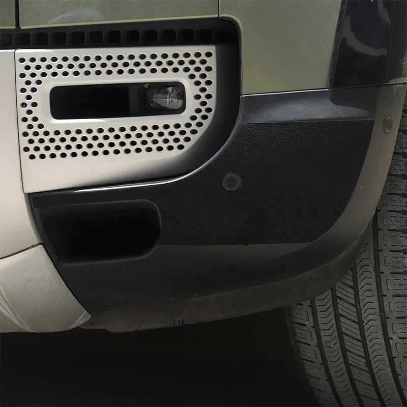

Car Accessories For Land Rover Defender 90 110 130 2020-2024 PVC Black Car Front Bumper Front Corner Trim Sticker