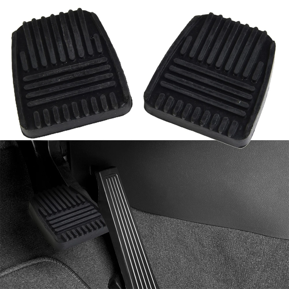 For Nissan Navara NP300 D40 D22 Pathfinder R51 Brake Clutch Pedal Pad Rubber Cover 2Pcs Replacement