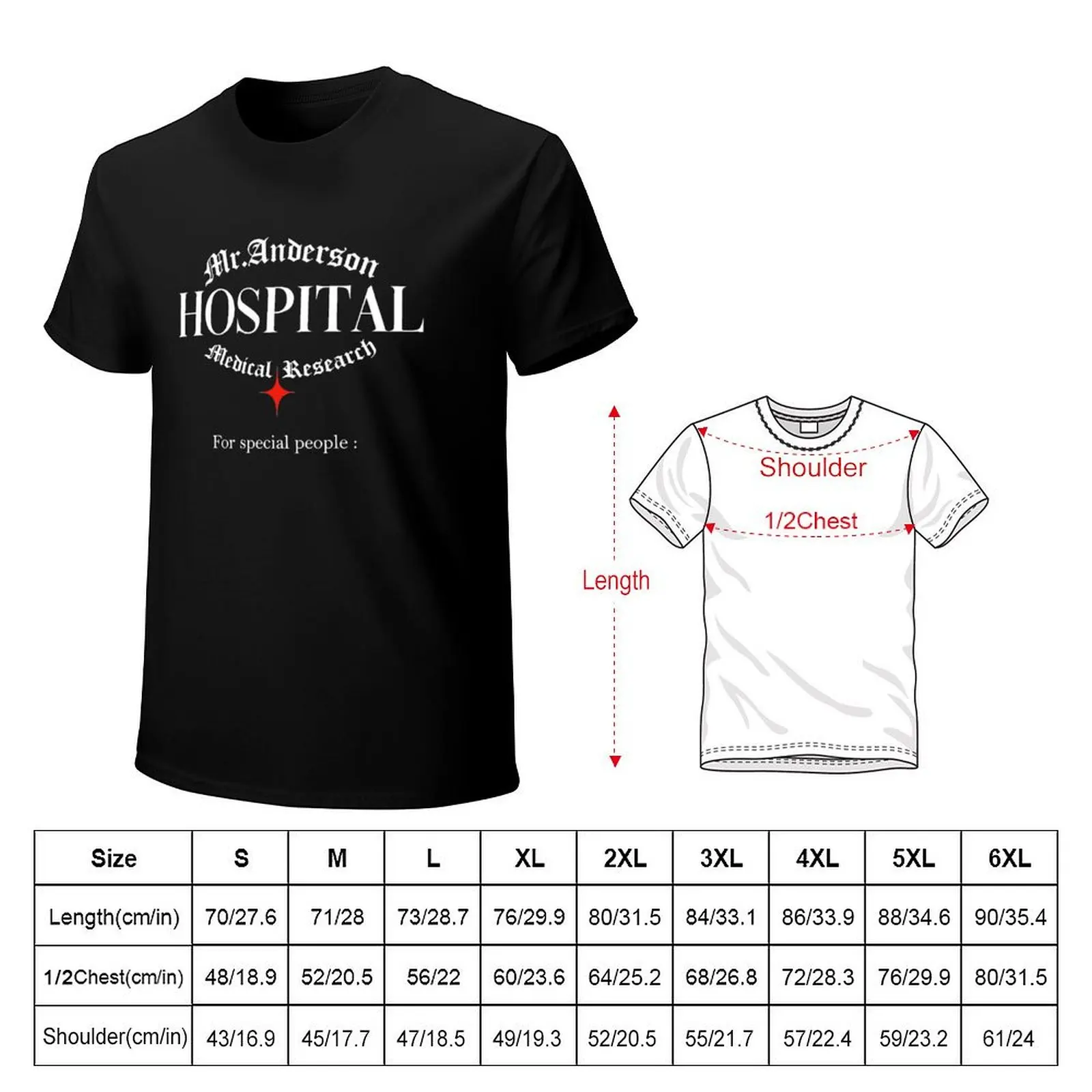 Laylow - Mr. Anderson HOSPITAL For special people T-Shirt Aesthetic clothing hippie clothes t shirts men