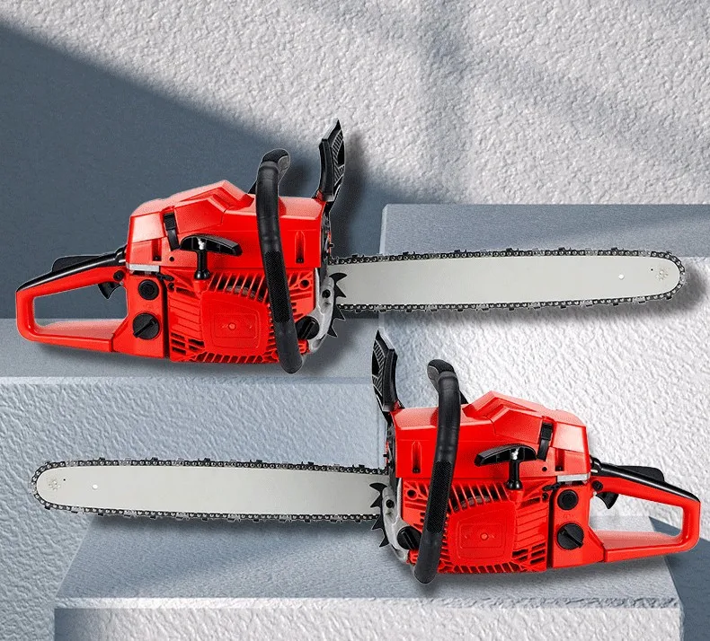 Cross-border Special Supply Gas Chainsaw 58CC Power Chain Saw 18 Inch 2-Stroke Handheld Wood Tree Wood Cutting Machine