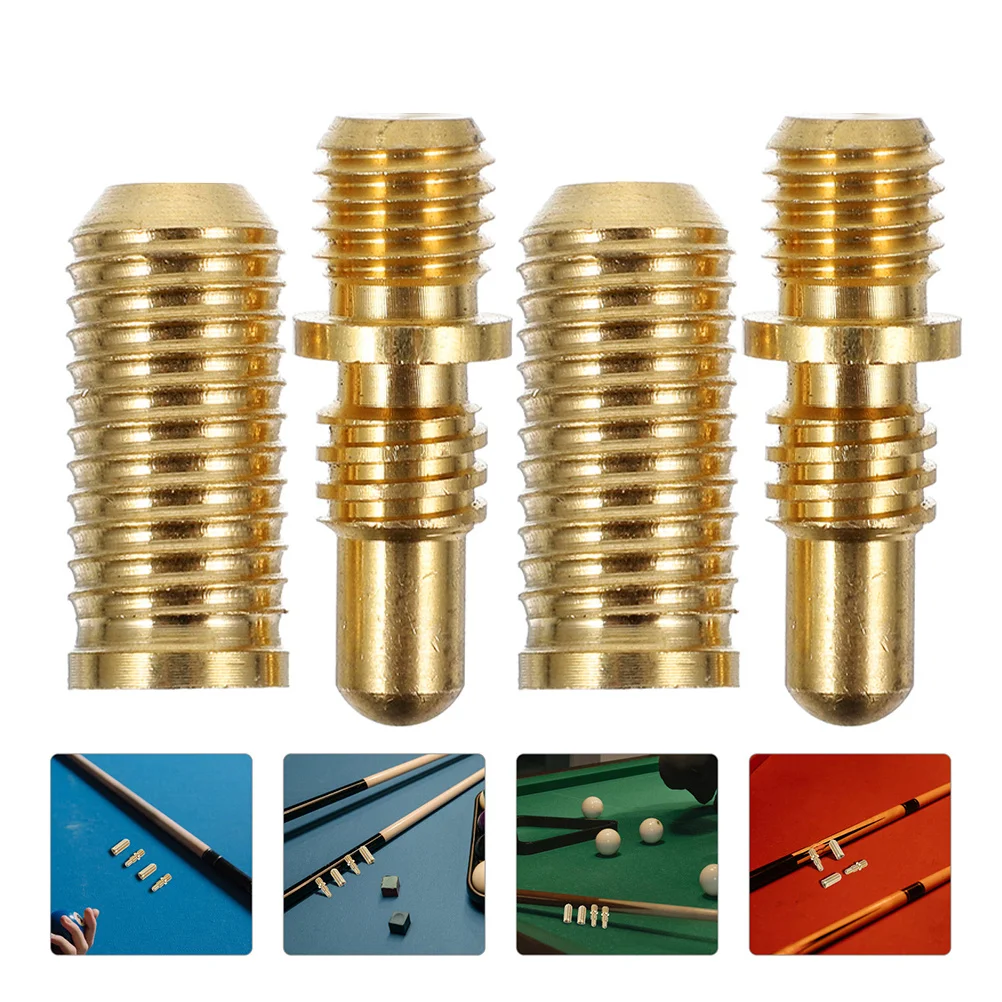 

5Sets Pool Cue Extension Joint Screw Hardware Brass Fastener for Billiard Cues Comfortable Grip Versatile Use in Club Home