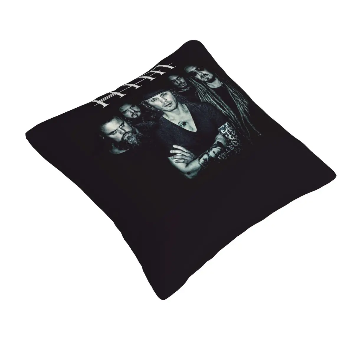 Him Band Washed Him Ville Valo Razorblade Romance Square Pillowcase Pillow Cover Cushion Decor Comfort Throw Pillow for Home Car