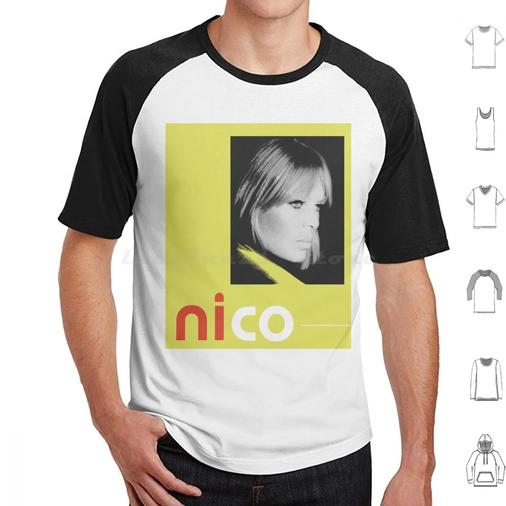 Nico T Shirt Cotton Men Women DIY Print Nico Velvet Underground Velvet Underground Music Love Sex Christa Lou Reed Lou Reed