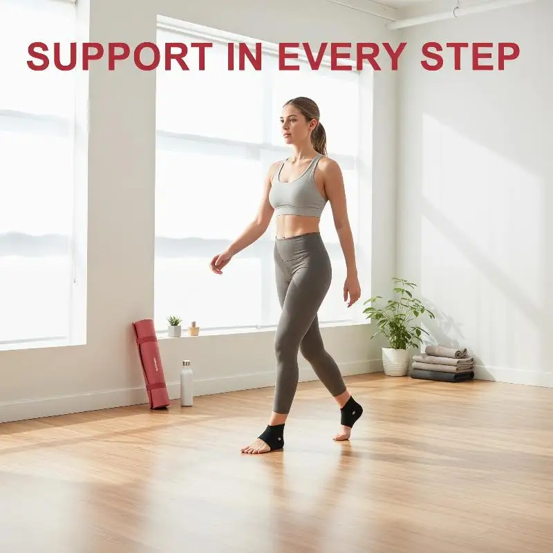 Plantar Fasciitis Therapy Wrap Foot Wrap Heel Pain Relief Sleeve Heel Sock Ankle Brace Arch Support Orthotic Foot Patch