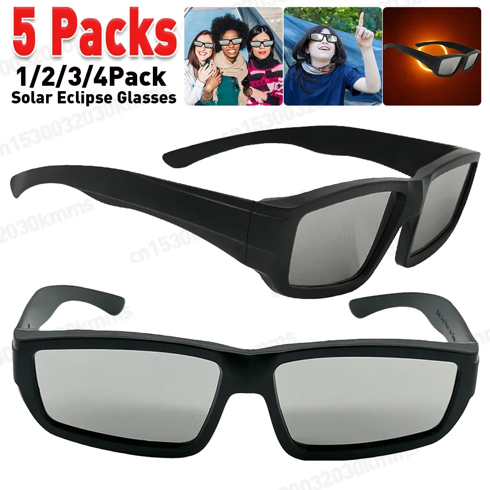 Lunettes à éclipse solaire, 1-5x, protection des yeux, anti-uv, lunettes de vision, sécurité, observation, extérieur