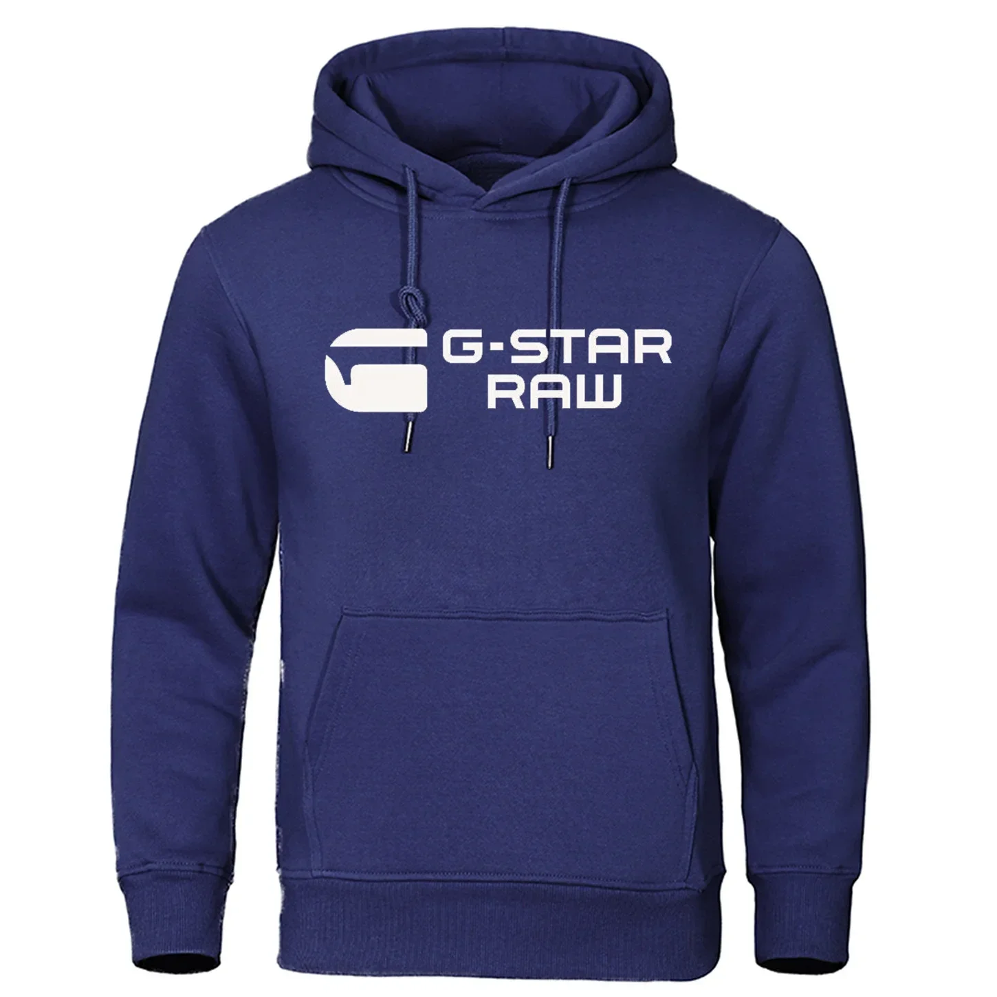 2024 New G-star RAM trendy fashion casual sportswear comfortable printed loose top pullover men\'s hooded sweatshirt street wear