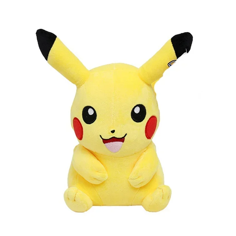 2025 Schattige Pikachu knuffel Pokemon Charmander Squirtle Bulbasaur gevulde pop Eevee Scorbunny Gengar Snorlax kerstcadeaus.