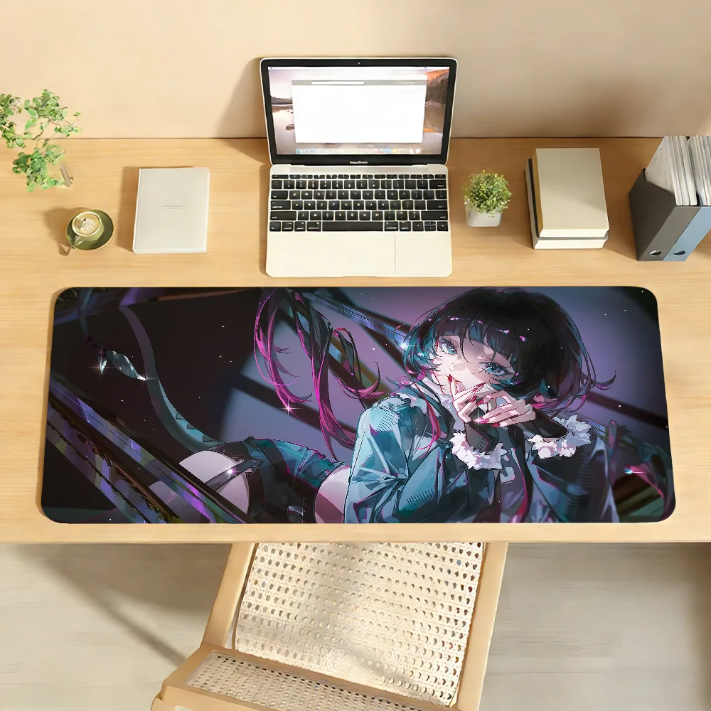 Zenless Zone Zero Jane Doe Mouse Pad Non-slip Locking Edge DeskMat PC Laptop Accessories Rubber Office Keyboard Game 350x900x3mm