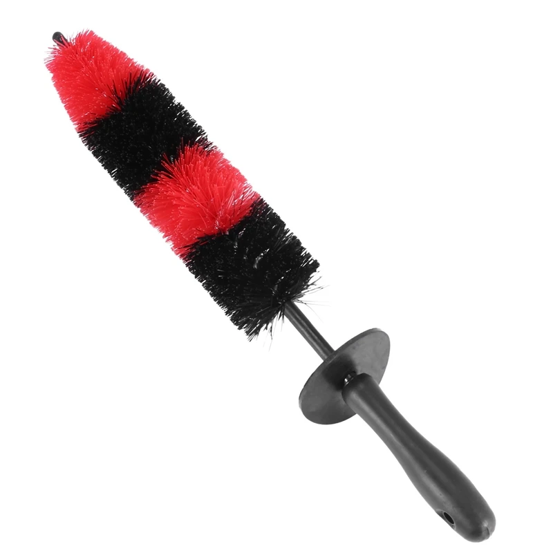 3X Car Tire Cleaning Brush Wheel Brush Rim Detail Brush 17Inch Long Soft Brush For Wheels, Rims, Exhaust Pipes, Cars