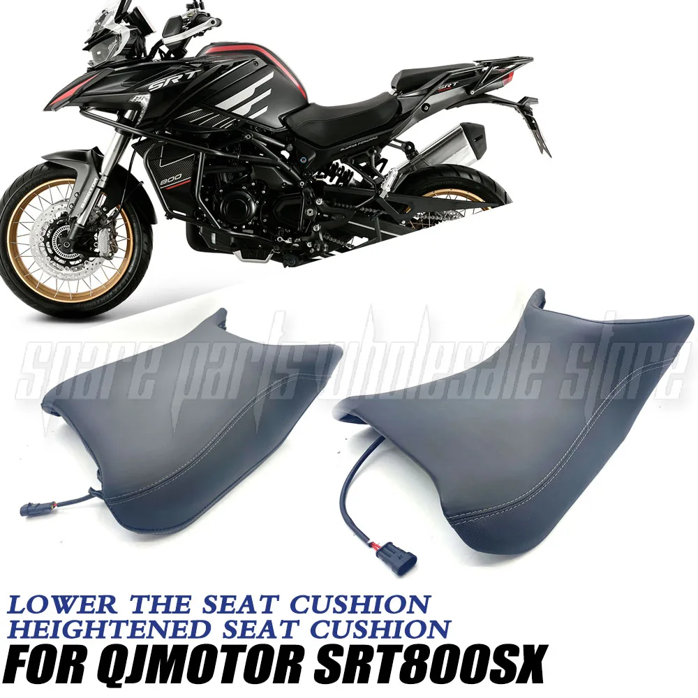 For QJMOTOR SRT800SX 800 SX SRT 800SX 30mm Motorcycle Seat Lowering Pad Comfort Ride Height Reduction Heightened Seat Cushion