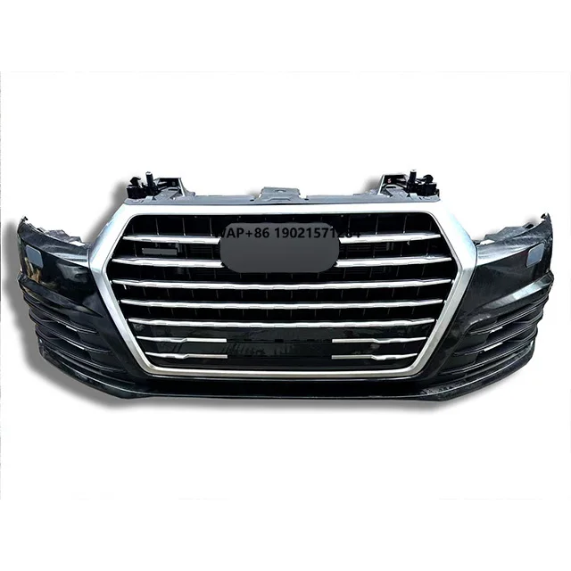 

High Quality Front Bumper for Q5 2017-2020 Front Lip Body Kit with Grille Radiator Fan Parking Sensing
