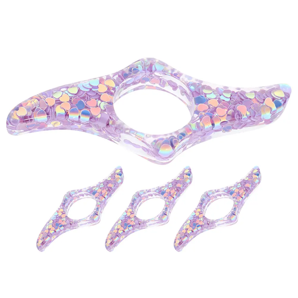 

4pcs Resin Thumb Page Holder Book Opener For Reading Lightweight Portable Page Spreader For Books Magazines Students Teachers