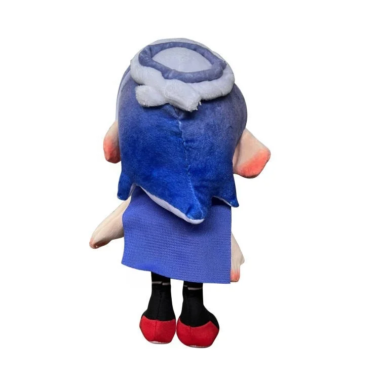 25cm Splatoons Inkling Plush Toy Anime Orange Red Inkling Kawaii Animal Pollow Cushion Soft Stuffed Cartoon Toy Doll Kid Gift