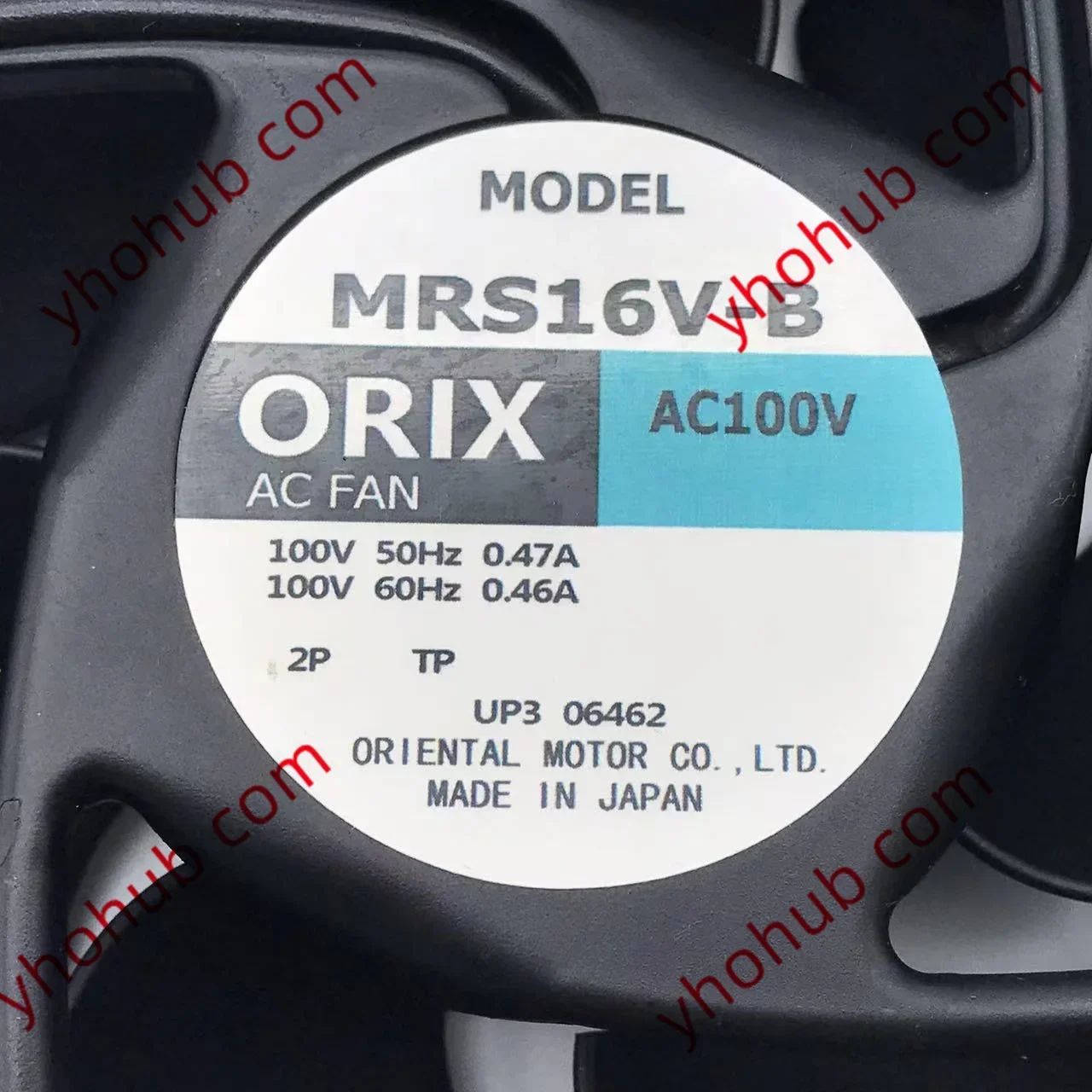 Ventilador de resfriamento de servidor ORIX MRS16V-B AC 100V 0,47A 160x160x62mm