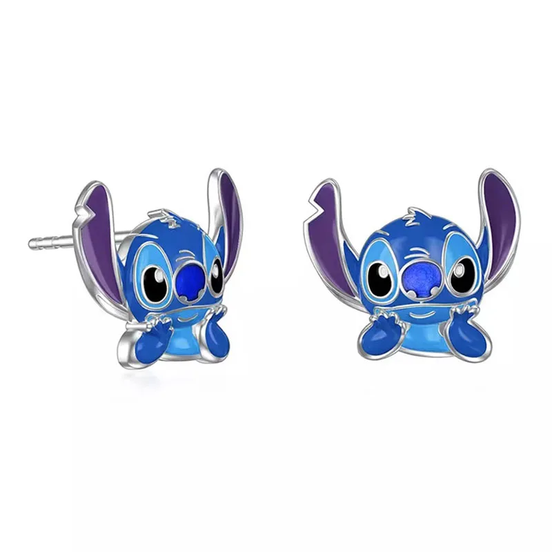 Lilo&Stitch Stitch Stitch Necklace Cartoon Earrings Friendship Necklace Children'S Birthday Gifts Fashion Festival Gifts Pendant image 5