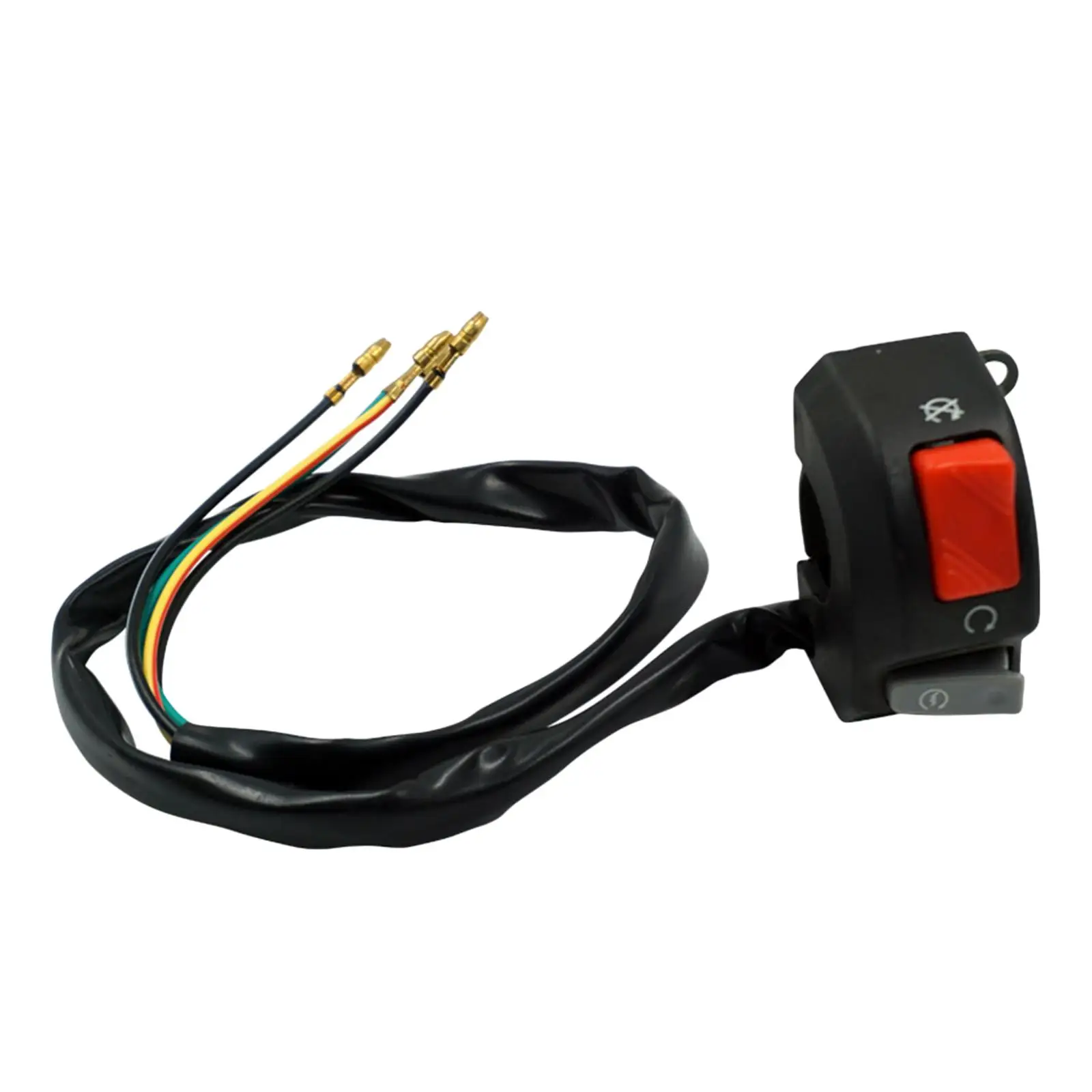 22mm Motorcycle Mounting Switch ON-Off Button for ATV Dirt Pit Bike Scooter