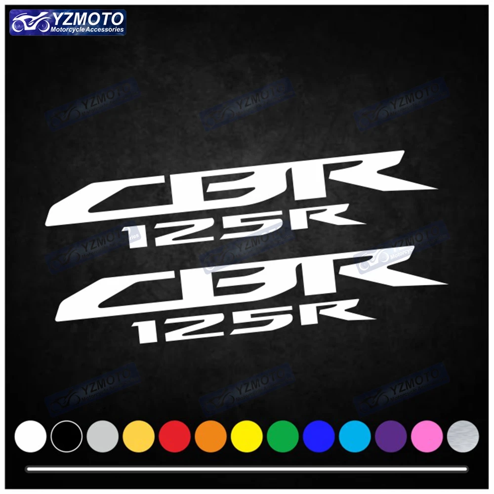 For Honda CBR125R CB 125R Motorcycle Sticker Car Decal Decoration Fuel Tank Engine Logo Fairing Windshield Helmet Stickers