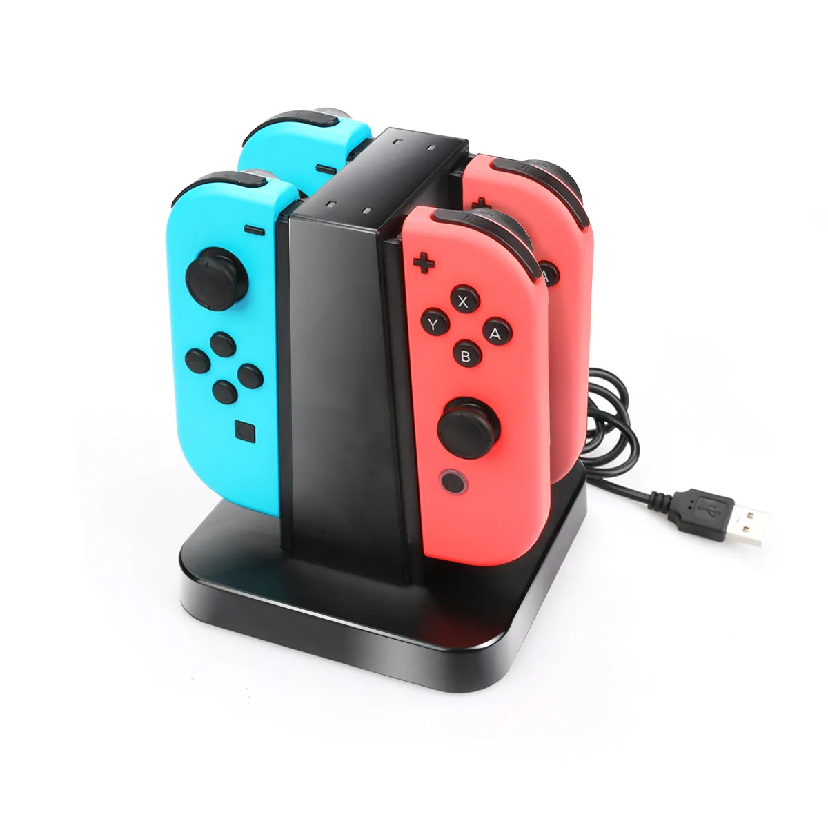 

4-IN-1 Charging Hub for Nintendo Switch JoyCon LED Indicator Controller Charging Dock Station NS Joy-con Accessories