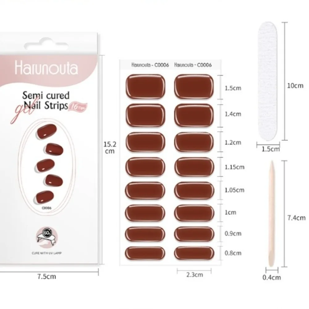 16枚入り ジェルネイルシール セミキュア グラデーション オーロラ ジェルネイルポリッシュシール キラキラ輝く 長持ち ネイルアートシール