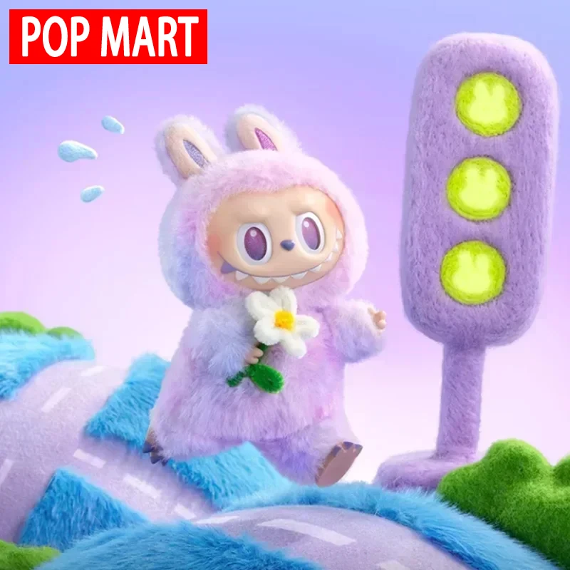 Original Labubu 3.0 Big into Energy Plüschpuppe - Pop Mart Offizielle Blindbox Weiche Sammelfiguren Wohndekoration