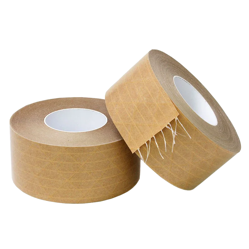 

Tendon kraft paper tape Water-free and high-viscosity kraft paper tape Home decoration photo frame fixing carton packaging