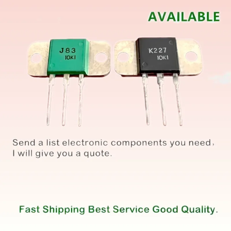 2Pcs=1pair 2SK227 2SJ83 K227 J83 Original Pairing Tube MOSFET