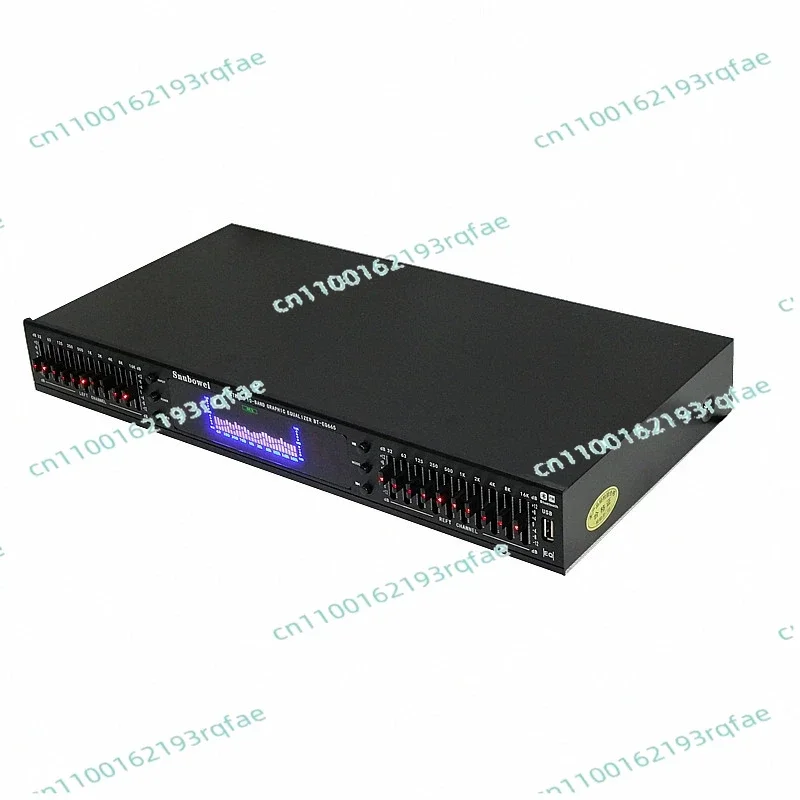 

Digital high-definition stereo preamplifier equalizer with built-in USB Bluetooth home grade equalizer, dual 10 segment 220V
