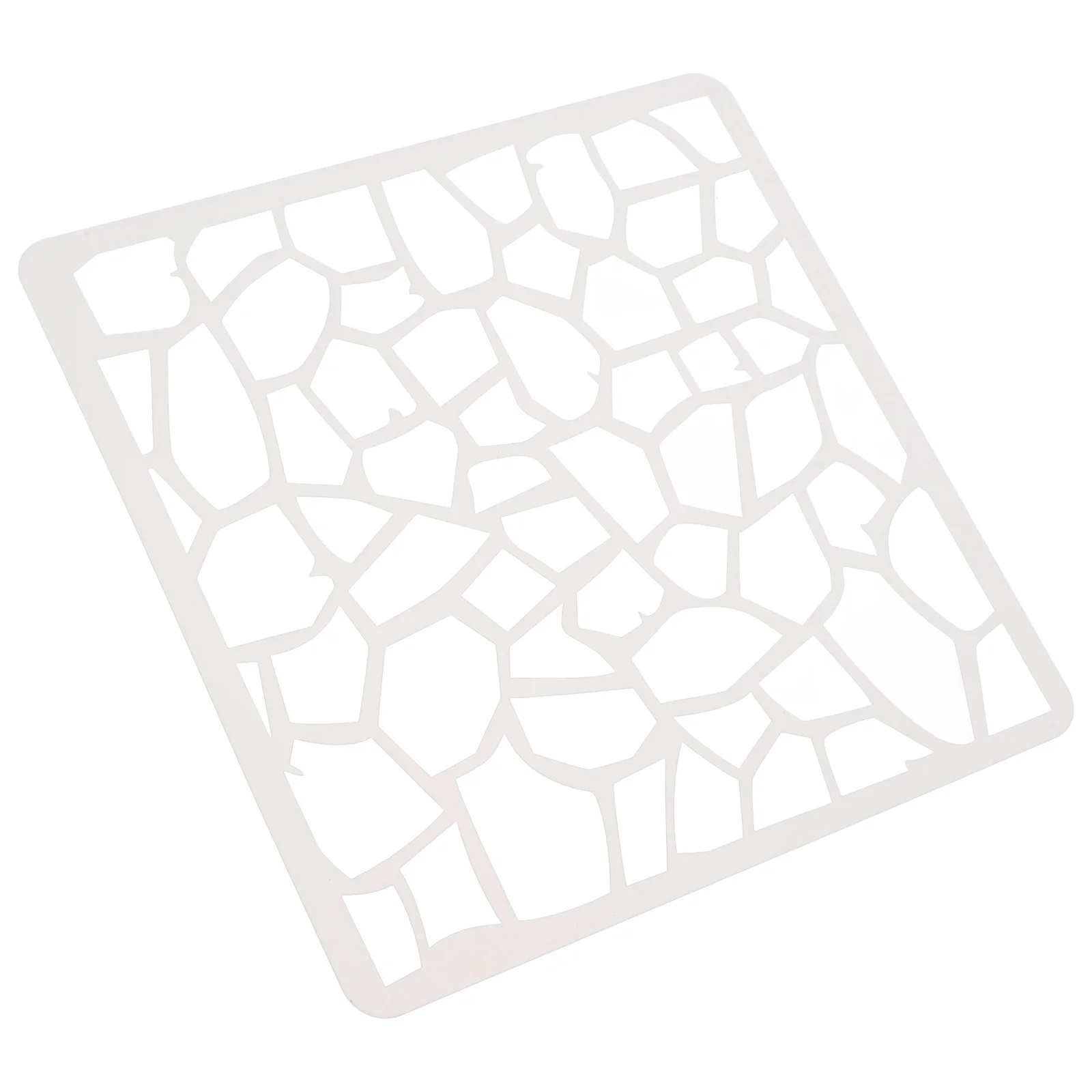 استنسل هندسي قابل لإعادة الاستخدام قالب الحيوانات الأليفة لمشاريع فنية ذاتية الصنع رسم حرفي استنسل جدار أرضية بلاط الخشب الخرساني