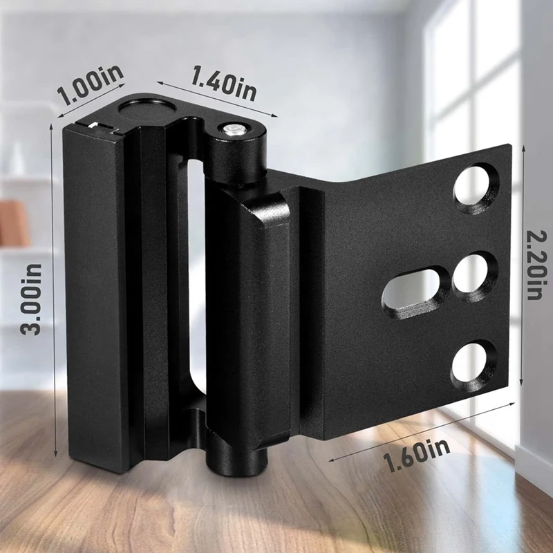 Fechadura de reforço de porta de segurança doméstica com dispositivo de bloqueio de porta de reforço de casa Fechadura de reforço de porta à prova de crianças