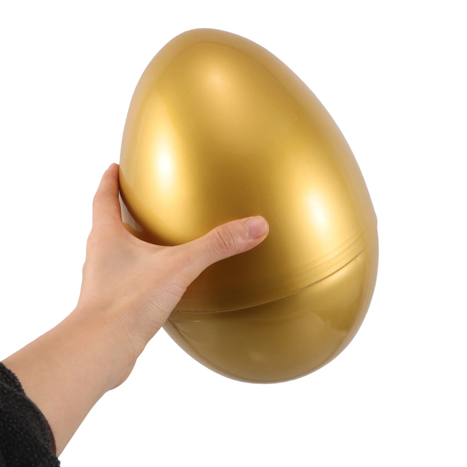 

Fillable Plastic Easter Egg Openable Large Yellow 11.79x7.86 Easter Party Supply Candy Box Raffle Decoration