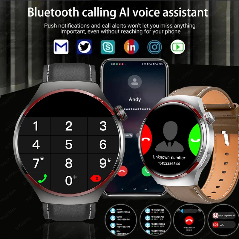 Per Huawei WATCH 4 PRO Astuto Della Vigilanza Degli Uomini di Esplorazione Spaziale Edizione Chiamata Bluetooth GPS NFC Frequenza Cardiaca Sport SmartWatch 2025 Nuovo