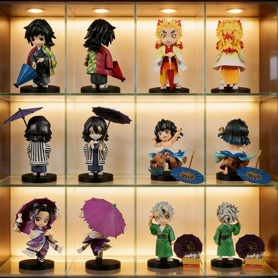 

2026 New Arrival Demon Slayer Blind Box Set Anime Cartoon Figures Handmade Desktop Decor Desktop Ornament Birthday Gift