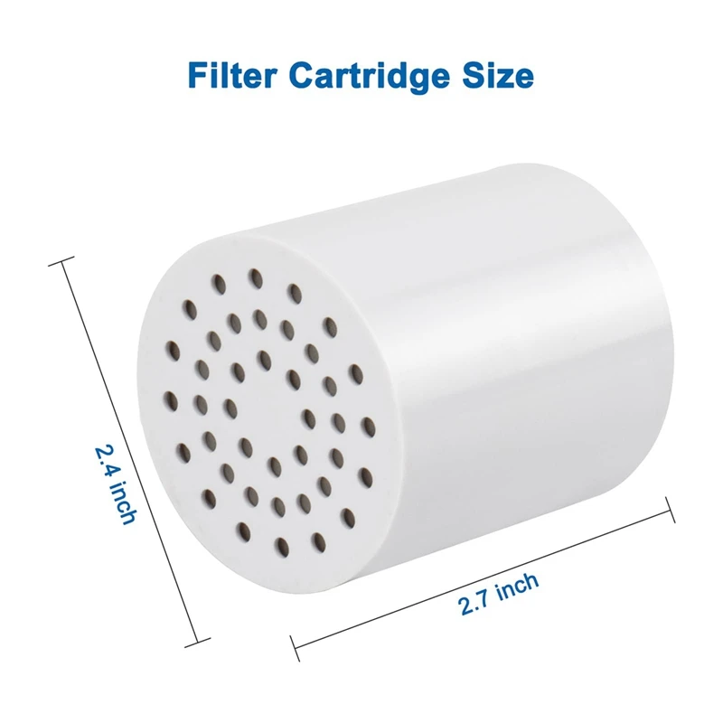 Hot 15 Stage Replacement Filter Elements,Reduce Hard Water Heavy Metal Impurity Fit Any Similar Shower Filter